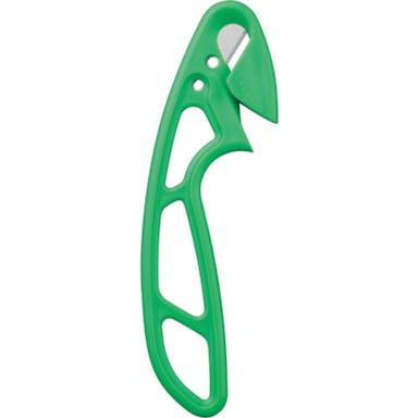 【CAINZ-DASH】貝印カミソリ 異物混入対策フックナイフ（グリーン）１００本入【別送品】