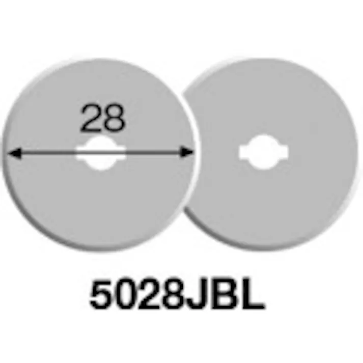 【CAINZ-DASH】貝印カミソリ カッターナイフ替刃 丸刃28ミリ2枚入り 5028JBL【別送品】