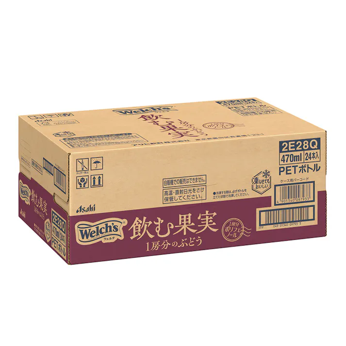 【ケース販売】ウェルチ 飲む果実 1房分のぶどう 470mlx24本