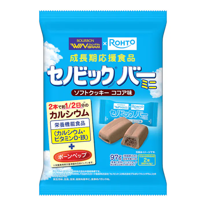 ブルボン セノビックバーミニソフトクッキー ココア味 1袋