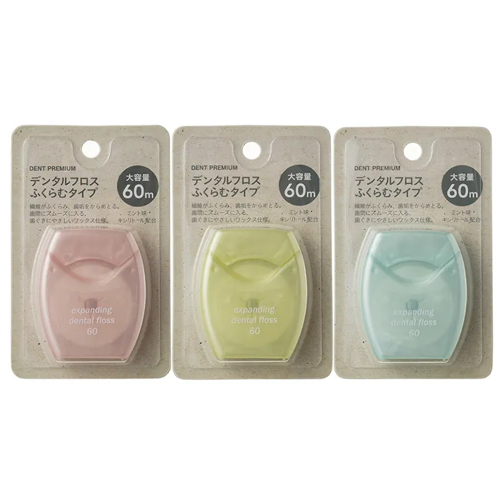 クリエイト デンタルフロス ふくらむタイプ 60m