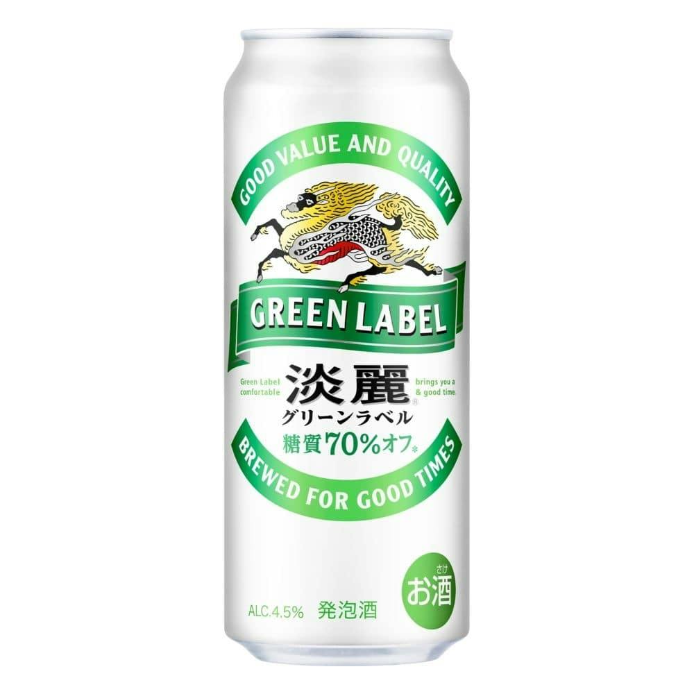 ケース販売】キリン 淡麗 グリーンラベル 500ml×24本【別送品】 | 酒