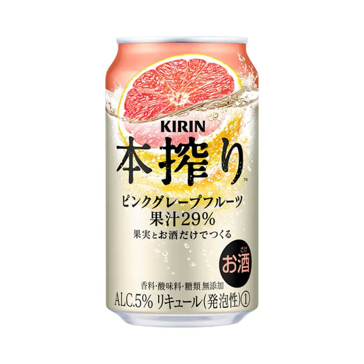 【ケース販売】キリン 本搾りチューハイ ピンクグレープフルーツ 350ml×24本【別送品】