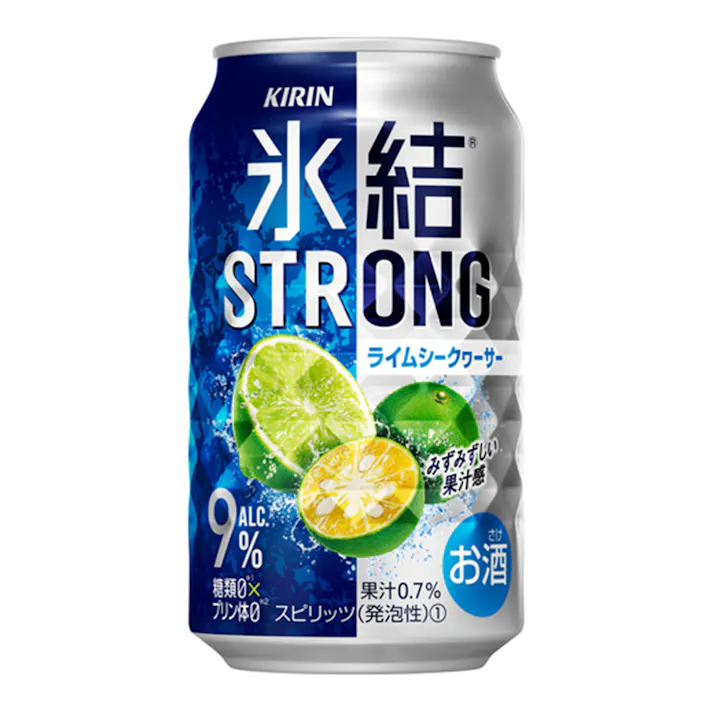 【ケース販売】キリン 氷結ストロング ライムシークヮーサー 350ml×24本【別送品】