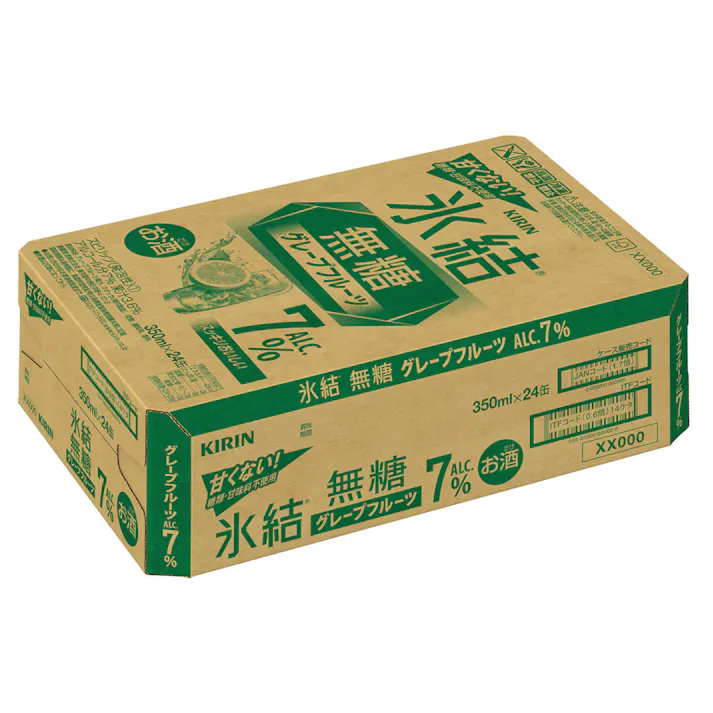 【ケース販売】氷結 無糖 グレープフルーツ 350ml×24本