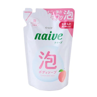 クラシエホームプロダクツ ナイーブ 泡で出てくるボディソープ 桃の葉エキス配合 詰替 450ml(販売終了)