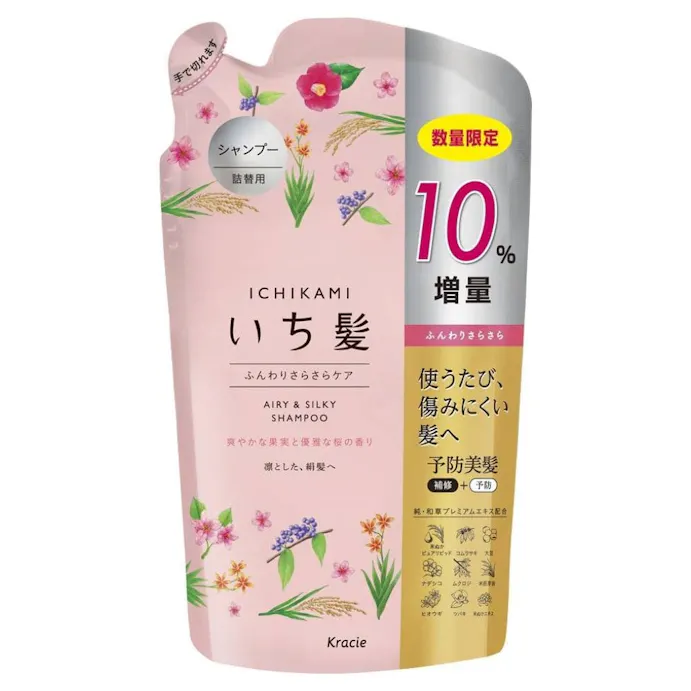 クラシエホームプロダクツ いち髪 ふんわりさらさらケア シャンプー 詰替 10 増量 374ml ホームセンター通販 カインズ クラシエホームプロダクツ いち髪 ふんわりさらさらケア シャンプー 詰替 10 増量 374ml ホームセンター通販 カインズ
