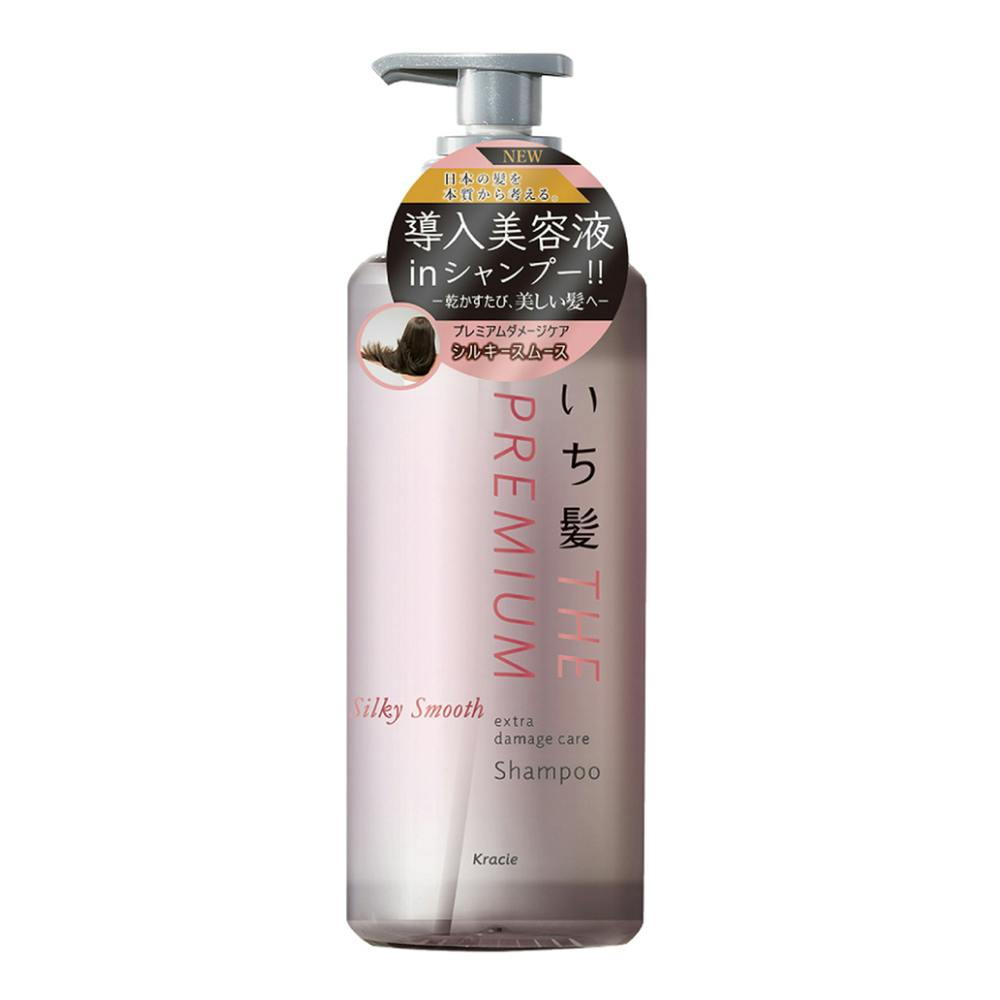 クラシエホームプロダクツ いち髪 ザプレミアム エクストラダメージケアシャンプー シルキースムース 本体 480ml シャンプー クラシエホームプロダクツ いち髪 ザプレミアム エクストラダメージケアシャンプー シルキースムース 本体 480ml シャンプー