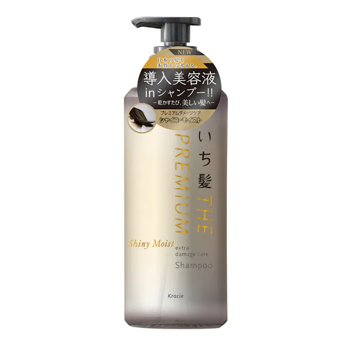 クラシエホームプロダクツ いち髪 ザプレミアム エクストラダメージケアシャンプー シャイニーモイスト 本体 480ml