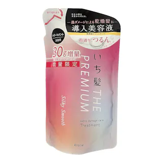いち髪 ザプレミアム エクストラダメージケア トリートメント シルキースムース 詰替 370g