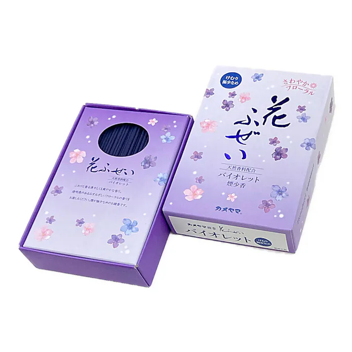 カメヤマ 花ふぜい バイオレット 煙少香 徳用大型