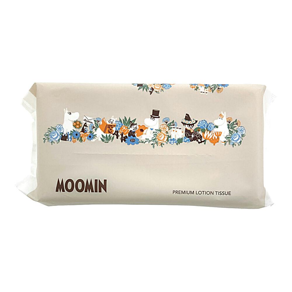 ムーミン プレミアムローションティシュ 150組
