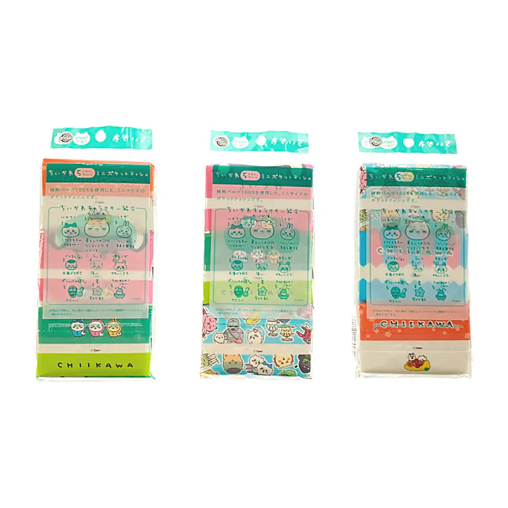 河野 ちいかわ ポケットティシュ 6P