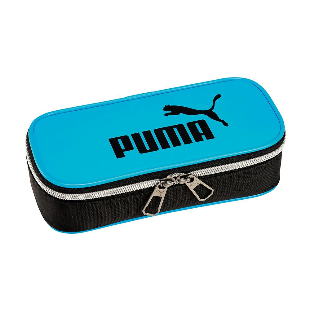 クツワ PUMA プーマ ラージボックス ペンケース ブルー | 文房具・事務