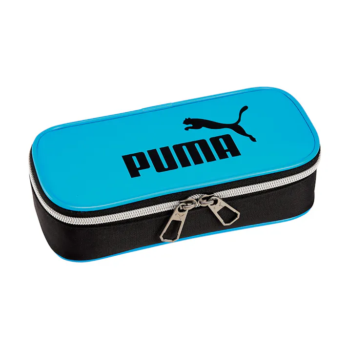 クツワ PUMA プーマ ラージボックス ペンケース ブルー