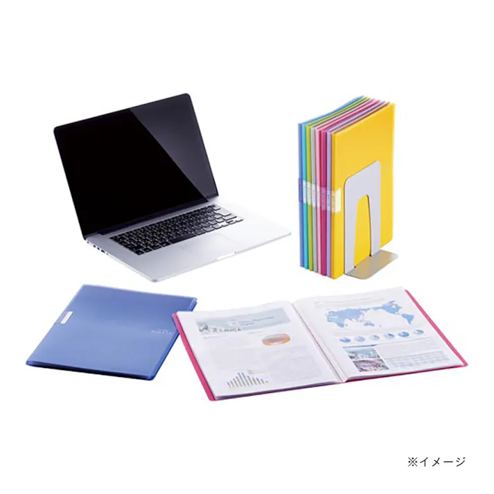 コクヨ クリヤーブック モッテ A4縦 20枚ポケット 紫 ラーLM20V