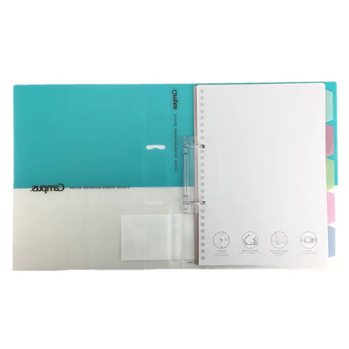 コクヨ キャンパス 2穴 バインダー B5 ライトブルー