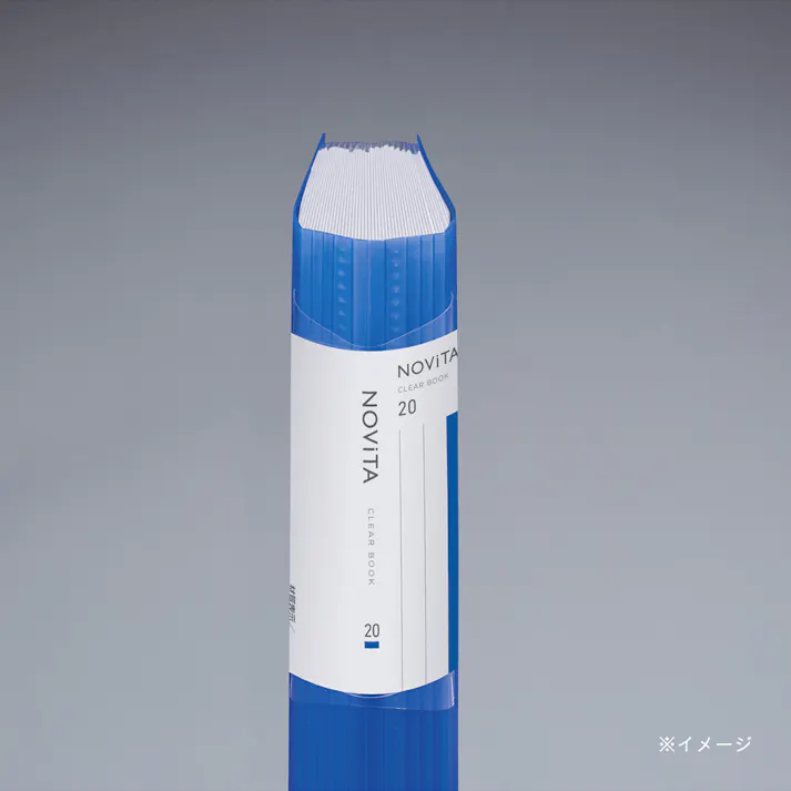 コクヨ クリヤーブック ノビータA4 20枚 ライトグリーン