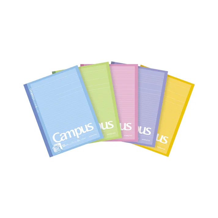 コクヨ キャンパスノート プリント貼付用 ドット5色パック A罫 B5ノビ 30枚