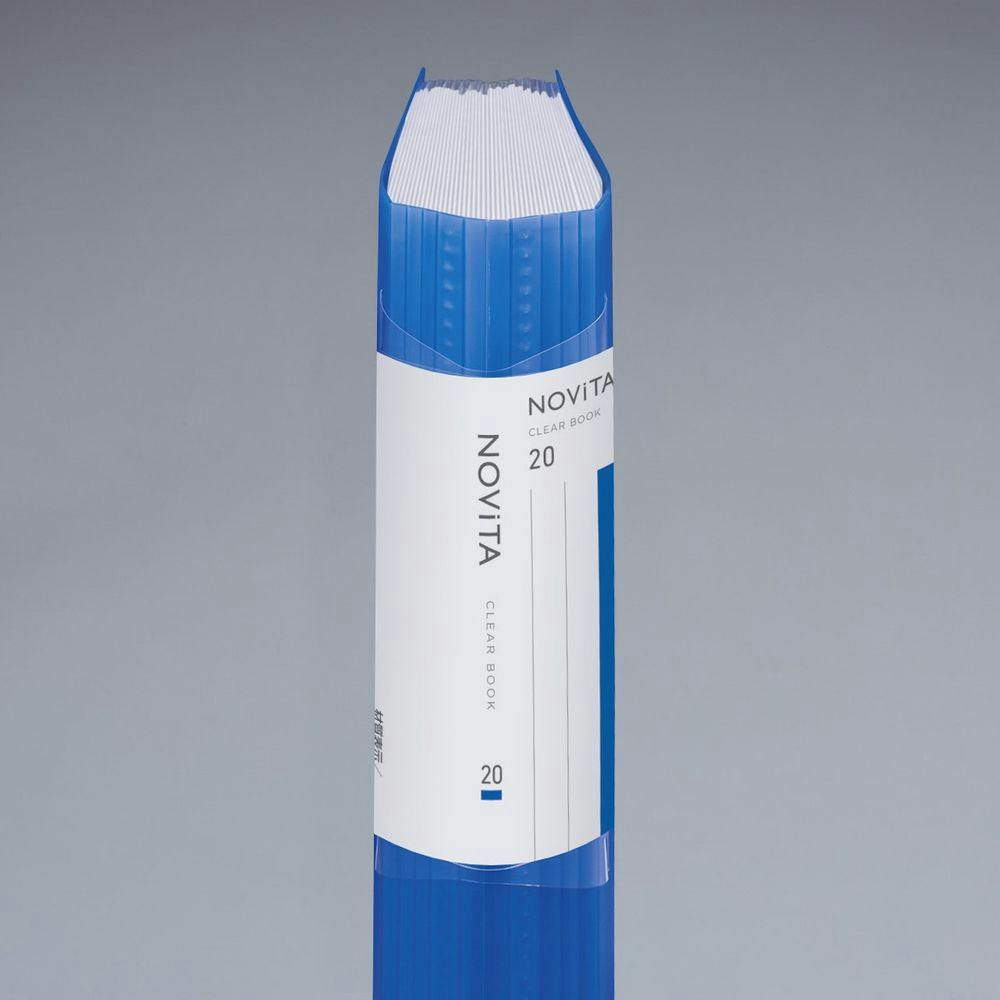 コクヨ クリヤーブック ノビータ A4 20ポケット カラー3冊 | 文房具