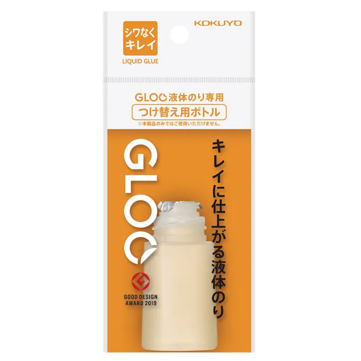 コクヨ グルー液体のり シワなくキレイ つけ替え