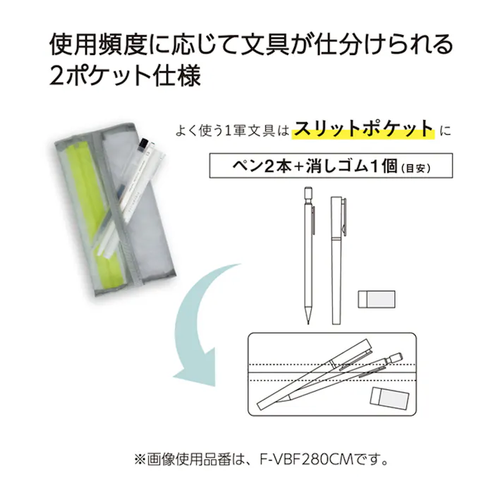 コクヨ ペンケース スリッシュ エメラルドグリーン