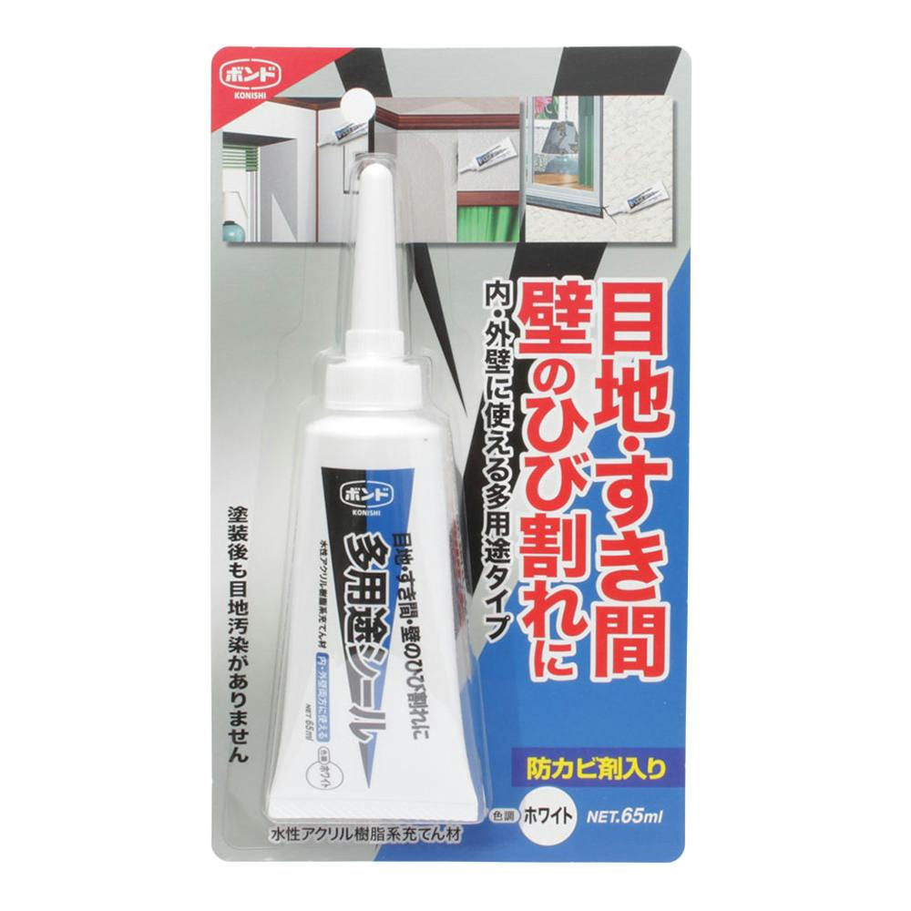 コニシ ボンド 多用途シール ホワイト 04785 65ml | 接着・補修・梱包