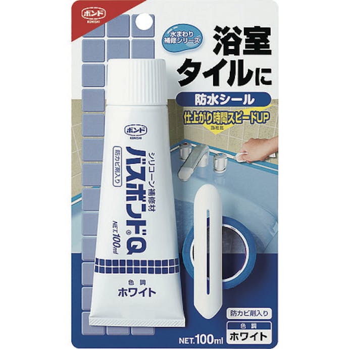 【CAINZ-DASH】コニシ バスボンドＱホワイト　１００ｍｌ 05025【別送品】