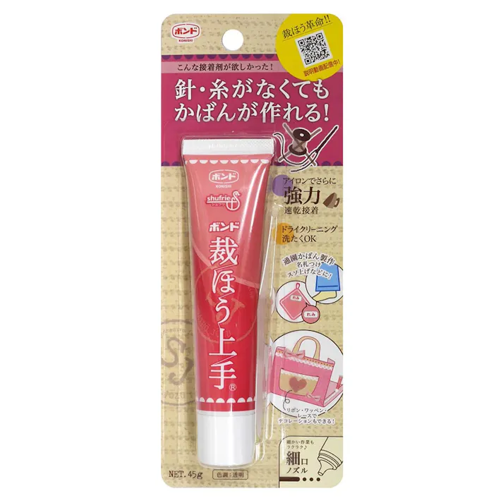 コニシ ボンド 裁ほう上手 手芸用強力接着剤 05371 45g