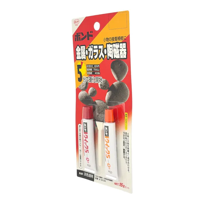 コニシ ボンド ボンドクイック5 金属・ガラス・陶磁器 16123 15gセット