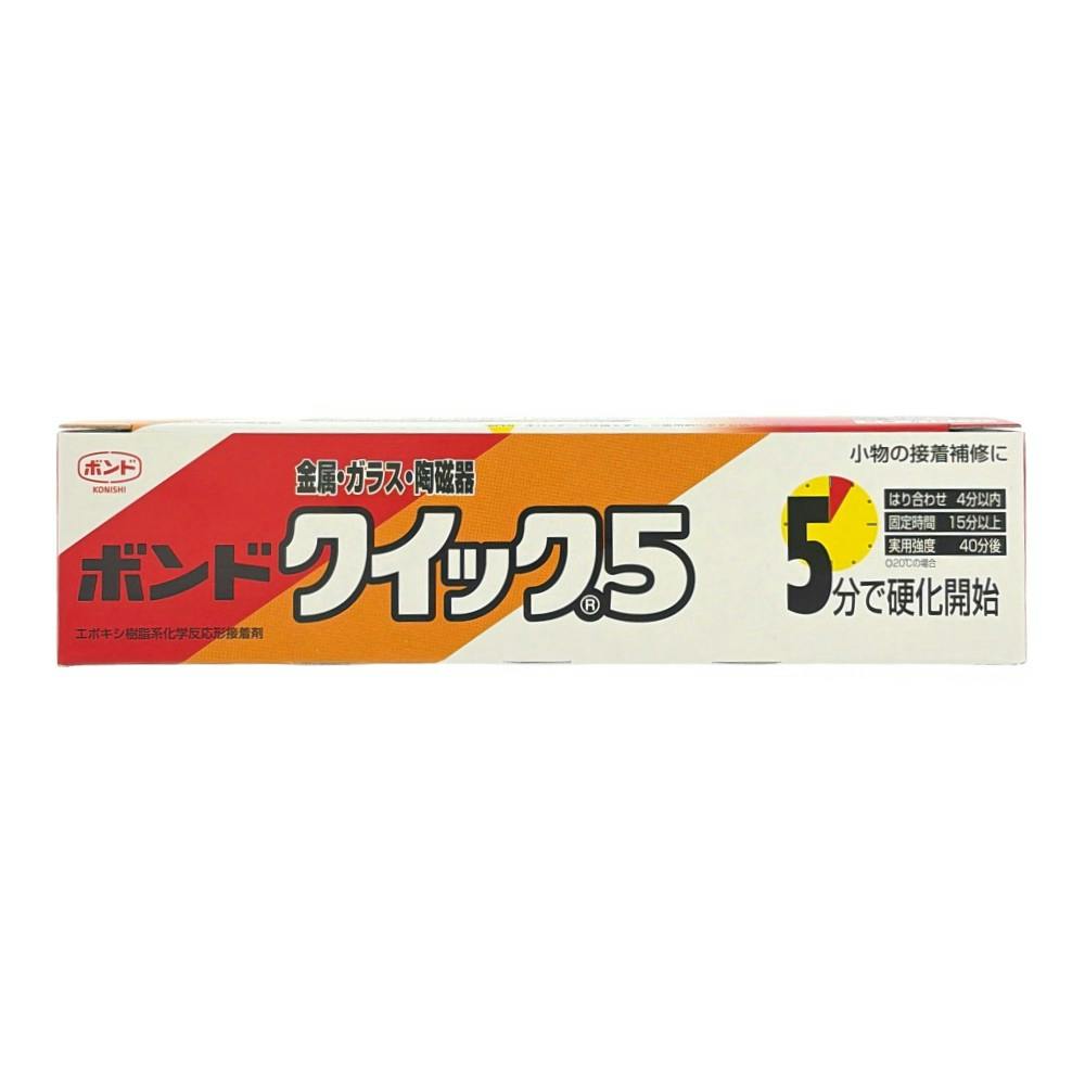 コニシ ボンド ボンドクイック5 金属・ガラス・陶磁器 16131 80gセット