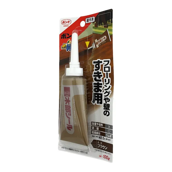 コニシ ボンド 木部シール フローリングや壁のすきま用 ブラウン 100g
