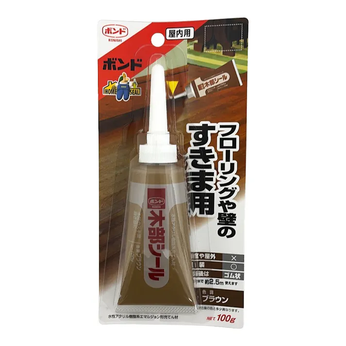 コニシ ボンド 木部シール フローリングや壁のすきま用 ブラウン 100g