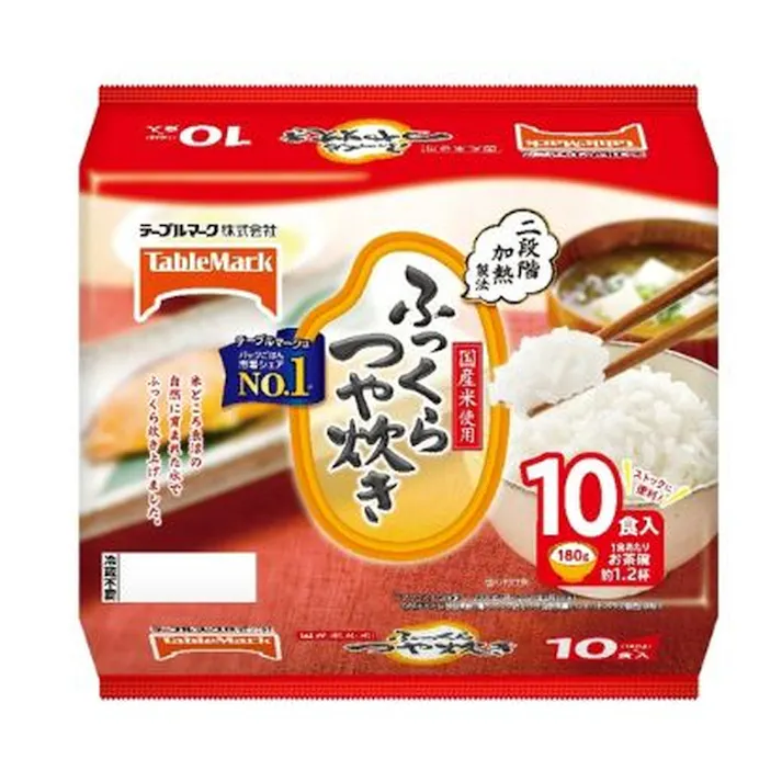 テーブルマーク ふっくらつや炊き 180g×10食入 (販売終了)