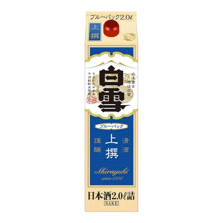 (兵庫)白雪 上撰 ブルーパック 2000ml【別送品】