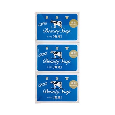 牛乳石鹸共進社 カウブランド 青箱 バスサイズ 130g×3コパック(販売終了)