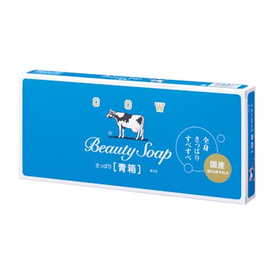 牛乳石鹸共進社 カウブランド 青箱 レギュラーサイズ 85g×6個パック