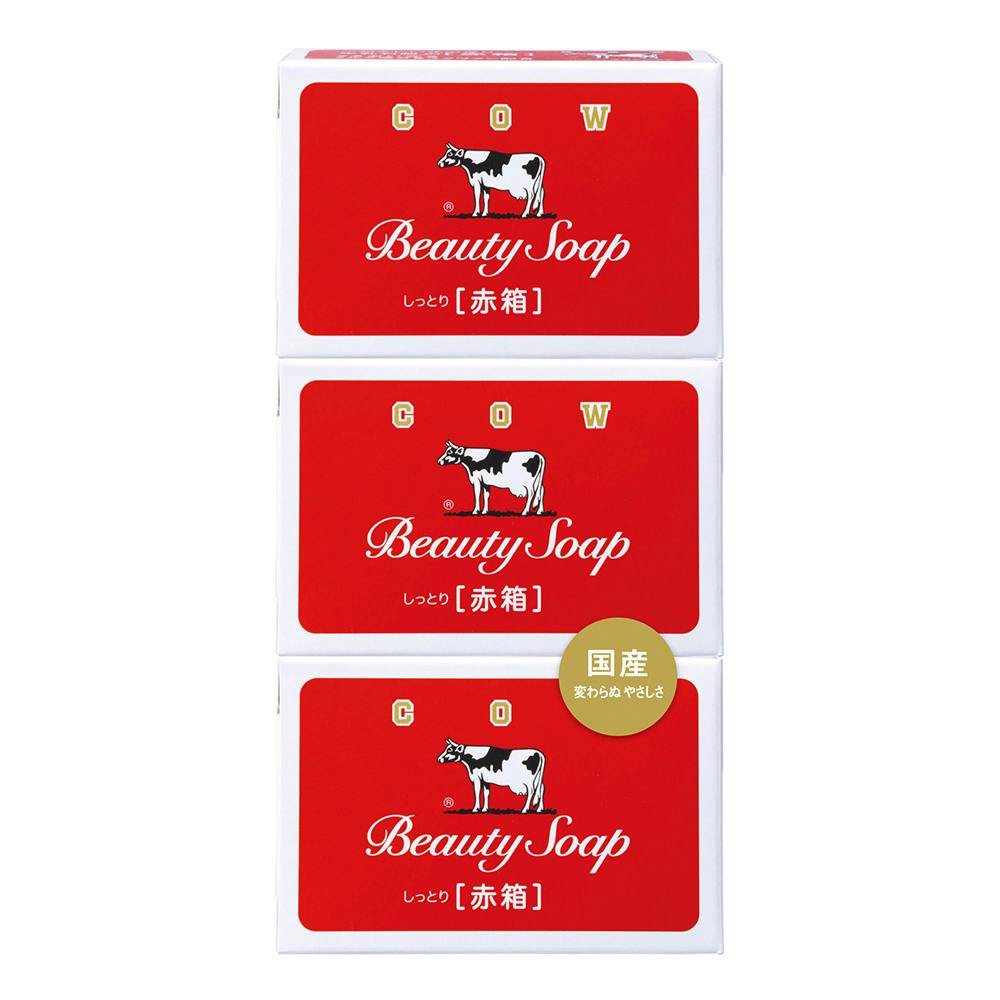 牛乳石鹸 カウブランド 赤箱 3コパック 石鹸 牛乳石鹸 カウブランド 赤箱 3コパック 石鹸