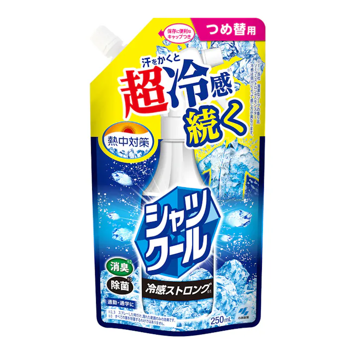 熱中対策 シャツクール 冷感ストロング 詰替 250ml