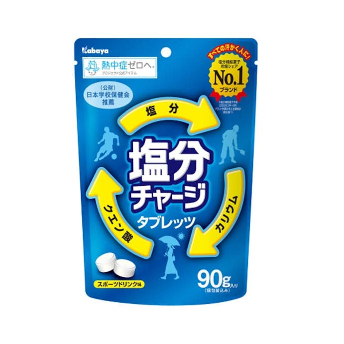 カバヤ 塩分チャージタブレッツ スポーツドリンク味 90g(販売終了)