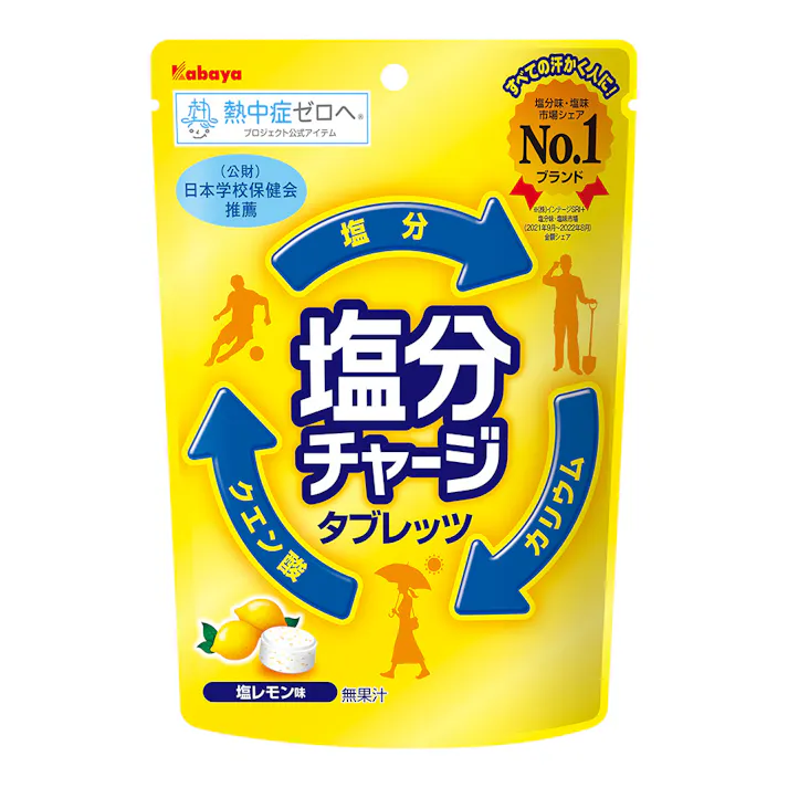 塩分チャージタブレッツ 塩レモン 81g
