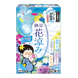 いい湯旅立ち にごり炭酸湯 納涼 花涼み 12錠入