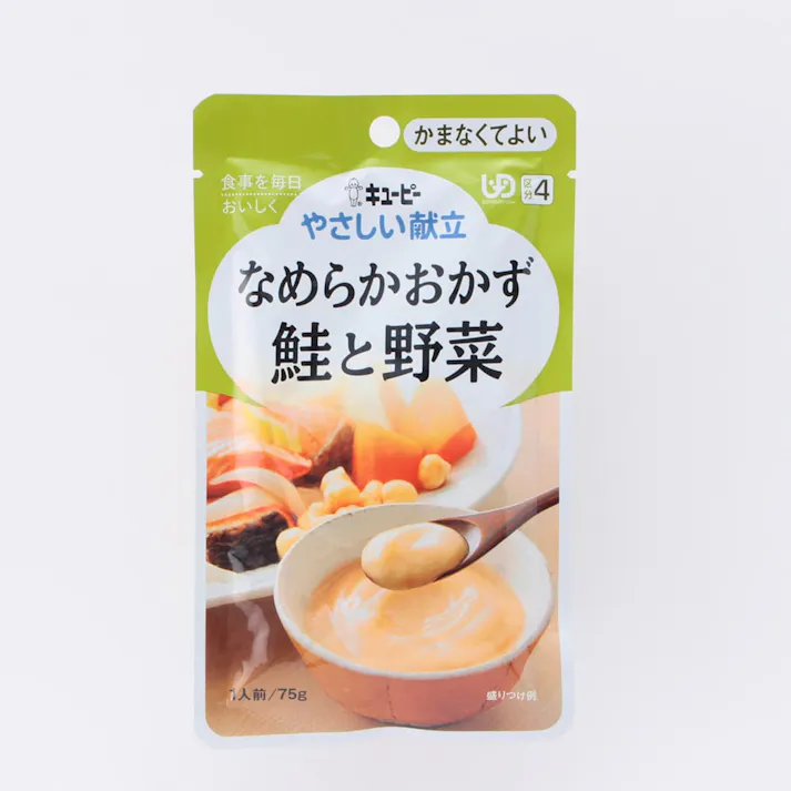 キユーピー やさしい献立 なめらかおかず 鮭と野菜