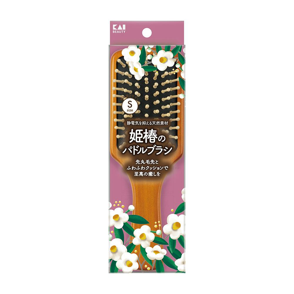 貝印 姫椿のパドルブラシ S 化粧小物 貝印 姫椿のパドルブラシ S 化粧小物