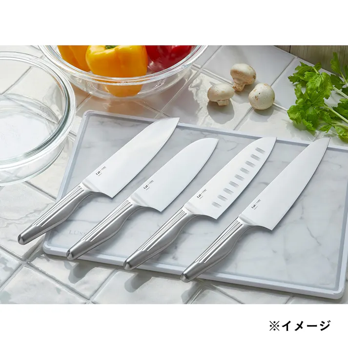 KAI×CAINZ オールステンレスディンプル三徳