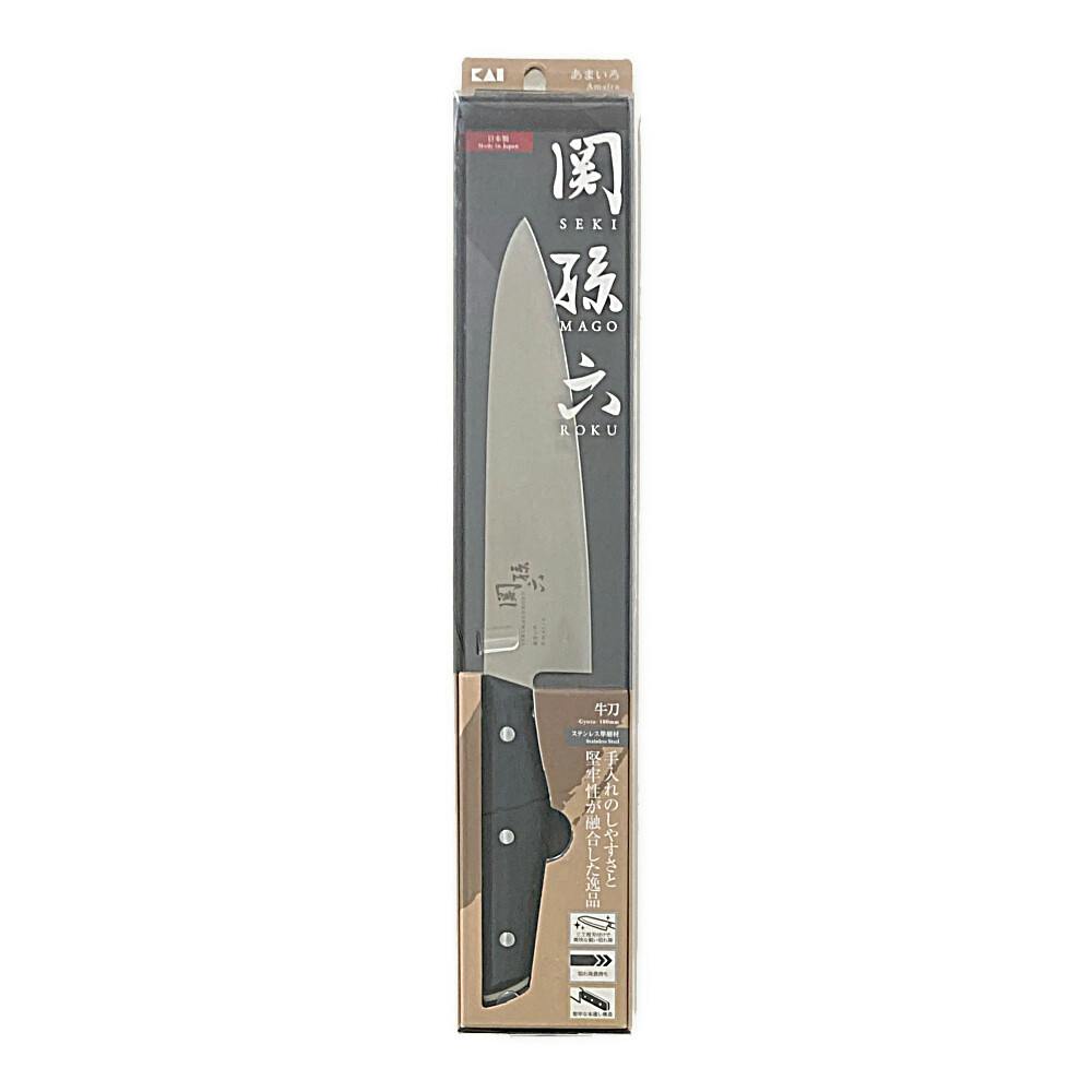関孫六 あまいろ 牛刀 180mm 包丁・ナイフ・はさみ・ピーラー 関孫六 あまいろ 牛刀 180mm 包丁・ナイフ・はさみ・ピーラー