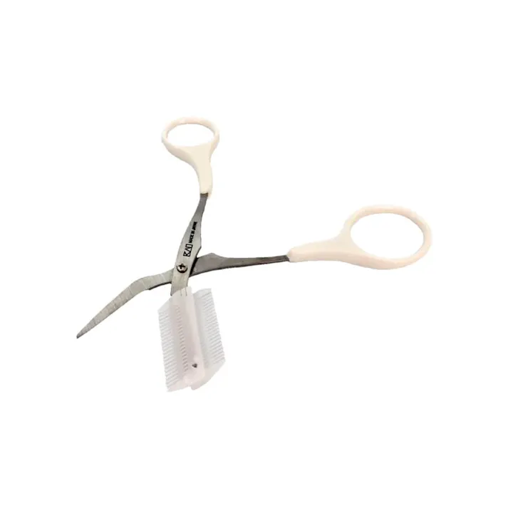 貝印 秘密のクシ付マユハサミ 2WAY