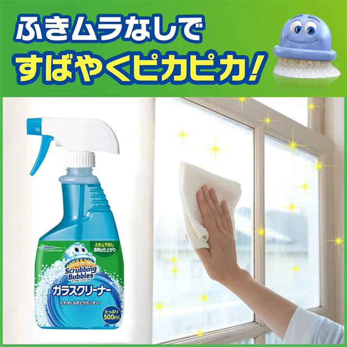 ジョンソン スクラビングバブル ガラスクリーナー 詰替 400ml