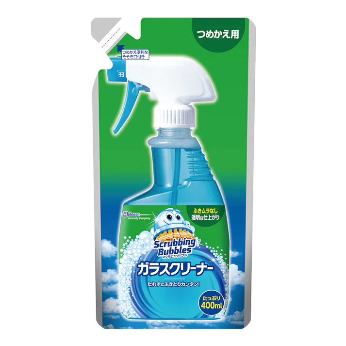 ジョンソン スクラビングバブル ガラスクリーナー 詰替 400ml