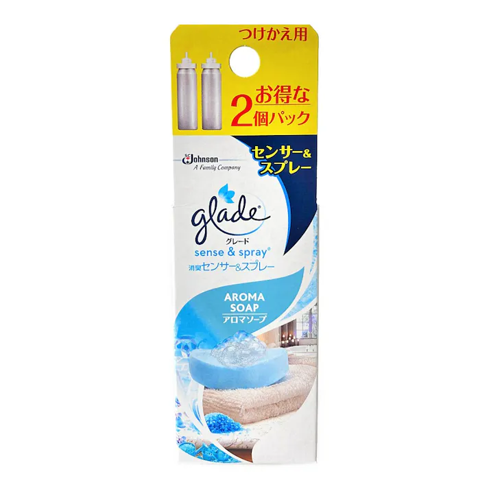グレード 消臭センサー&スプレー アロマソープ つけかえ用 18ml×2個(販売終了)